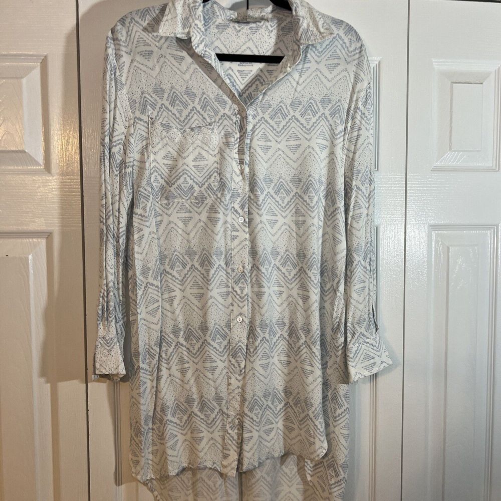 Dress Forum Los‎ Angeles Dress Womens Small Midi Button Up Long Sleeve
